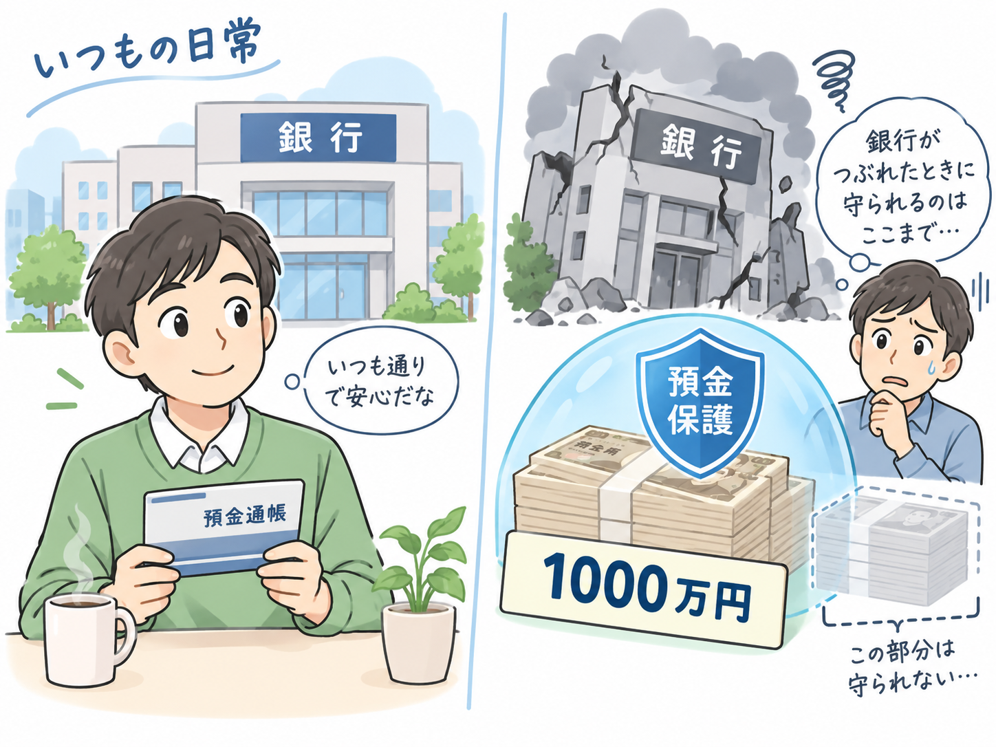 ペイオフ制度の基本イメージ図